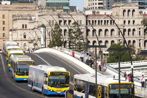 Brisbane will need an expanded bus fleet for the 2032 Olympic and Paralympic Games.